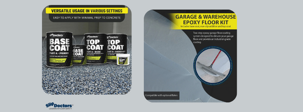 Transform Your Garage with SlipDoctors Epoxy Floor Kits: Flake and Non-Flake Systems