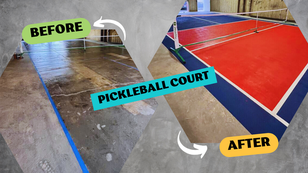Prevent accidents on the pickleball court by applying anti-slip paint