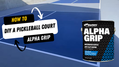 DIY Pickleball Courts: How Alpha Grip by SlipDoctors Makes It Possible for Everyone
