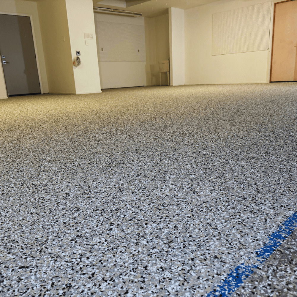 DIY 2K Epoxy Flake Floor Kit for Garages & Warehouses