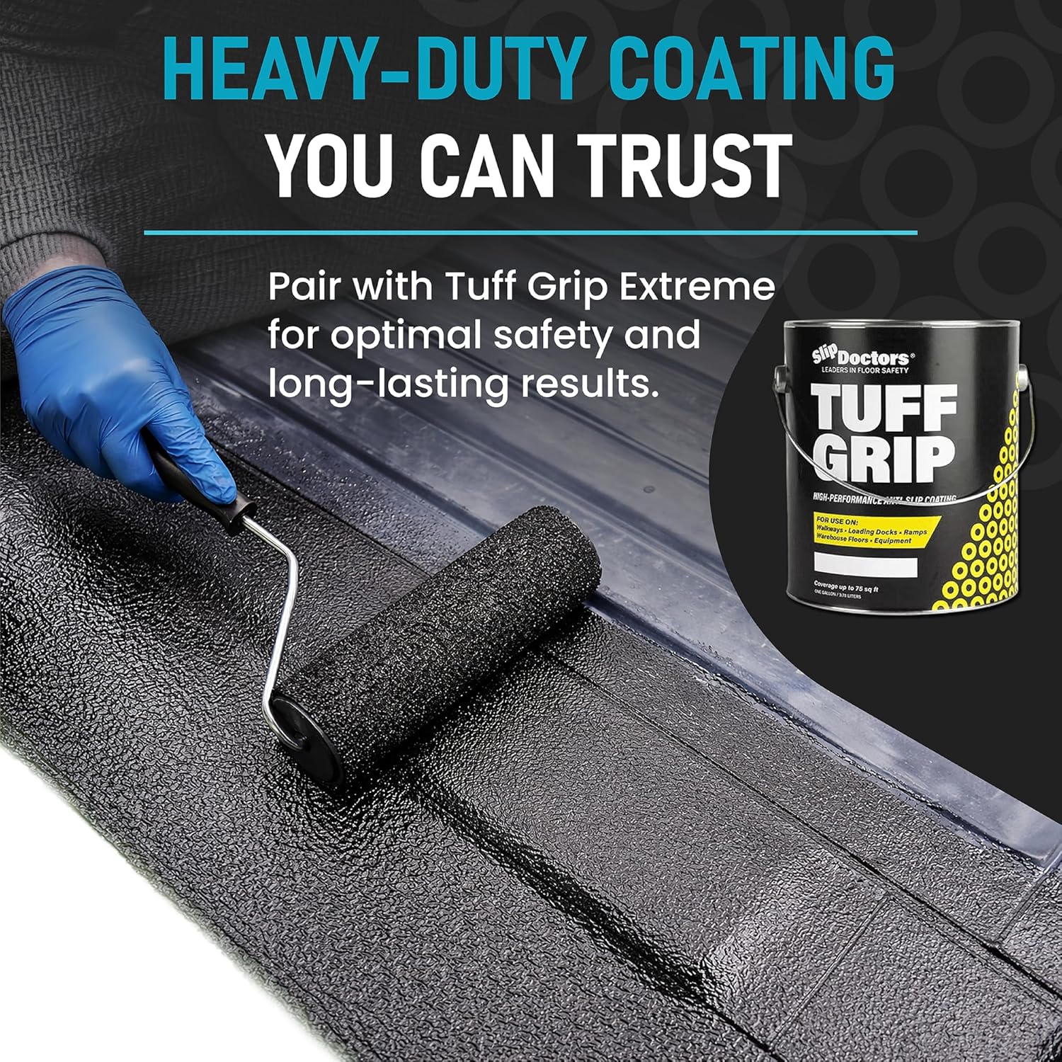 Black Pro Textured Roller for Tuff Grip Colors and other paints
