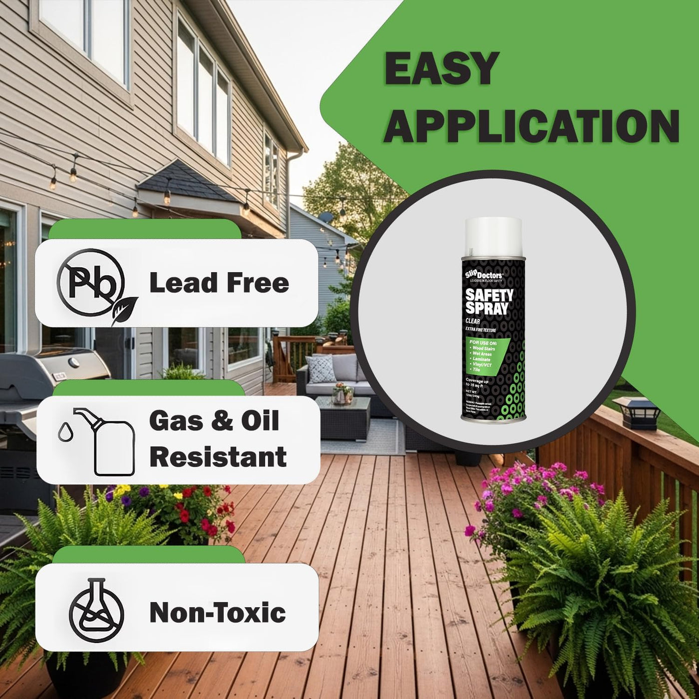 Safety Spray Clear Anti-Slip for Wood & Vinyl