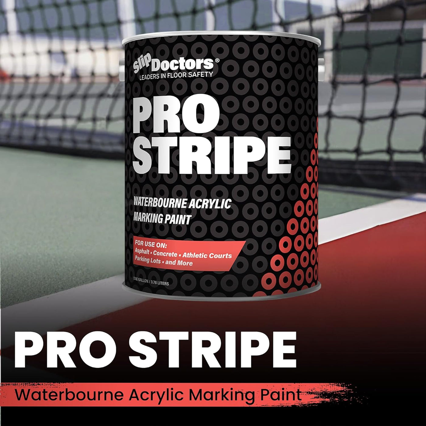 Pro Stripe Line Marking Paint – Courts, Parking Lots & Surface Restoration
