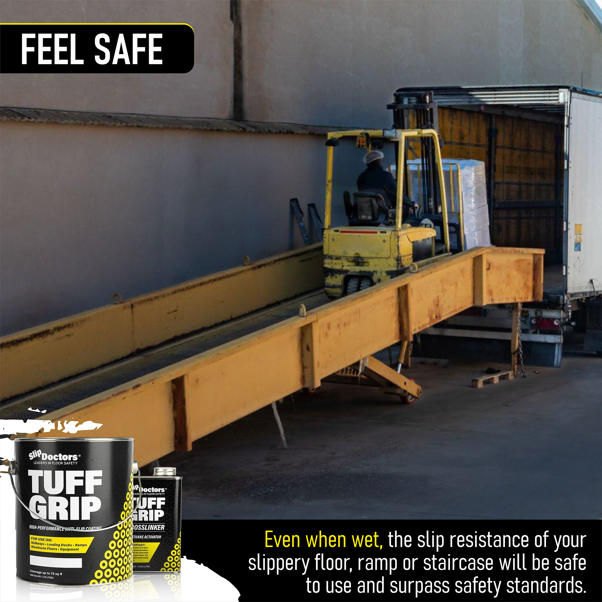 SparkleTuff™ Anti-Slip Floor Coating - Safety Direct America