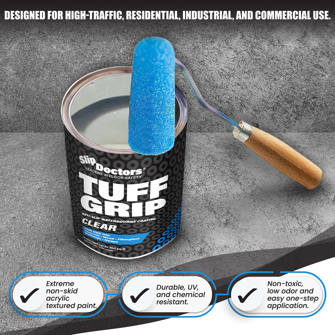 Tuff Grip Clear Non-Skid Paint