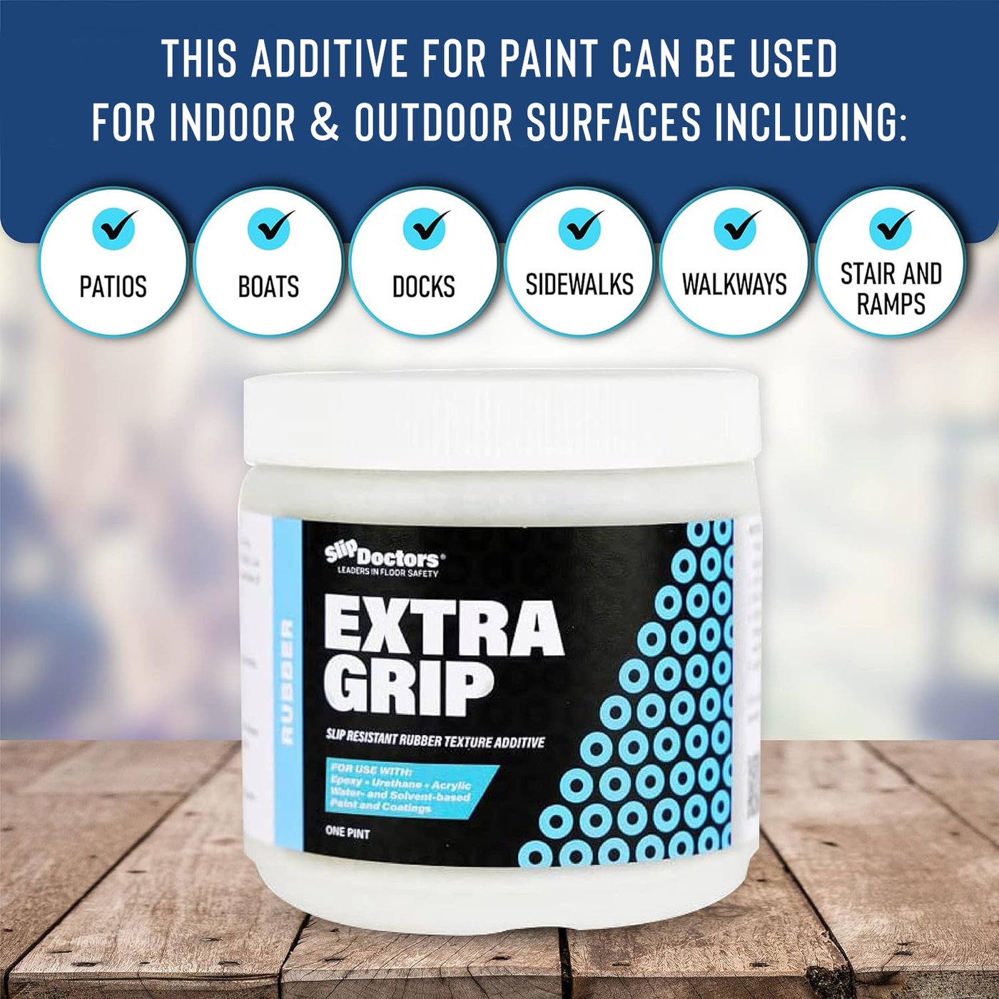 Extra Grip Rubber Non Slip Grit Additive for Paint