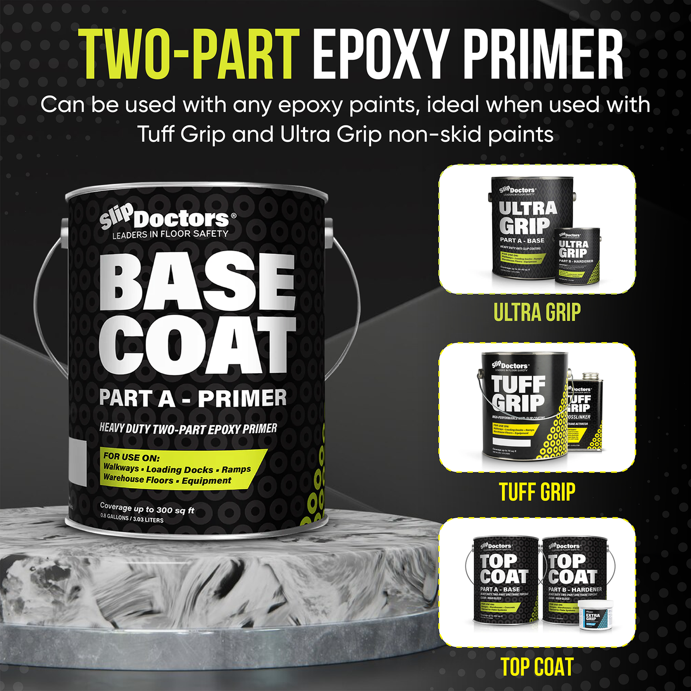 Base Coat 2K Epoxy Paint Primer - Light Gray