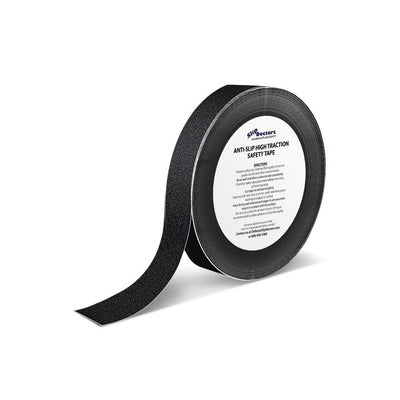 Black Anti-Slip Adhesive Safety Tape – 1" x 60'