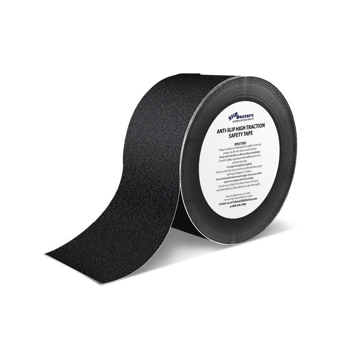 Black Anti-Slip Adhesive Safety Tape – 3" x 60'