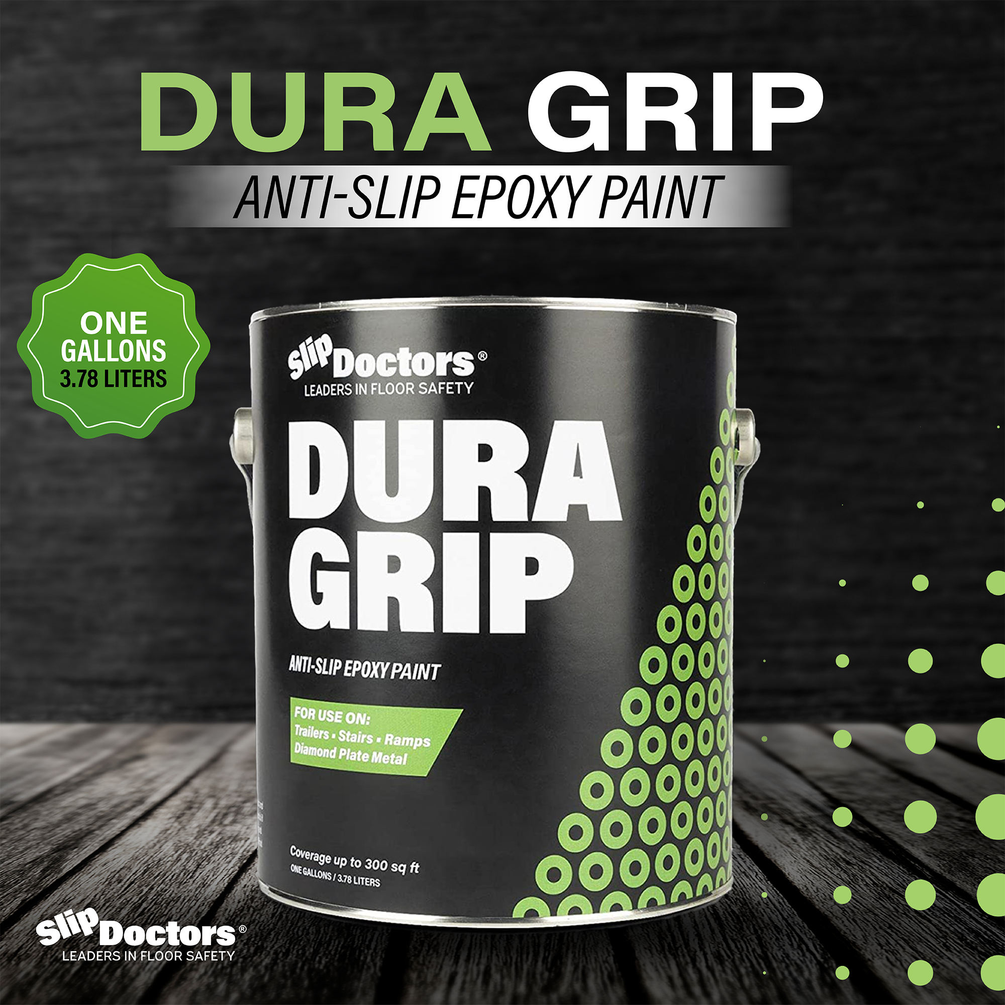 Tuff Grip Anti Slip Paint Coating Light Gray