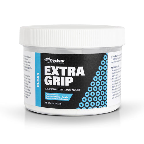 Extra Grip Clear - Non-Skid Clear Additive for Solvent & Water-Based Clear Coatings & Paints