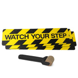 Non-Slip Caution Step Treads 6” x 24”  – Watch Your Step!